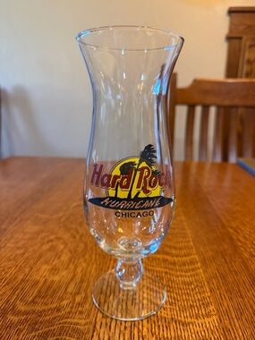 Hard Rock Cafe Chicago Hurricane Glass